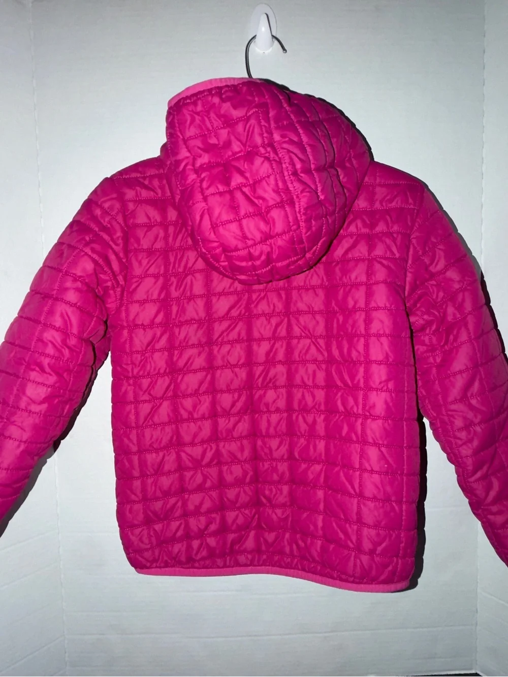 Cat & Jack Quilted Hooded Puffer Jacket - Hot Pink